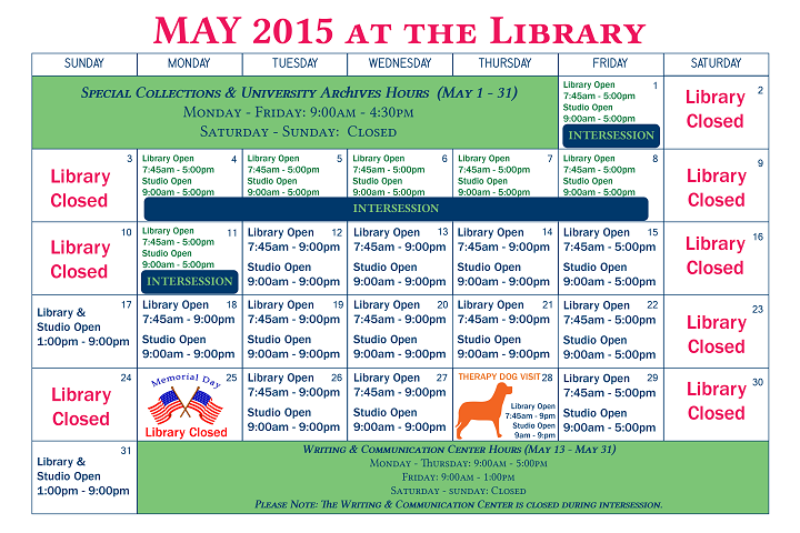 May Calendar
